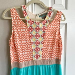 Embroidered Maxi Dress